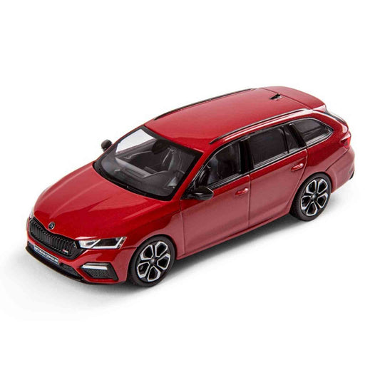 Skoda Velvet Red Octavia Combi RS A8 Toy Model