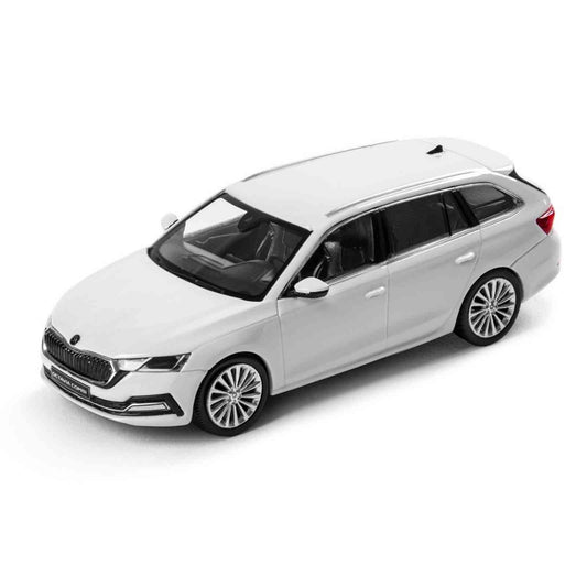Skoda Moon White Octavia IV Combi Toy Model