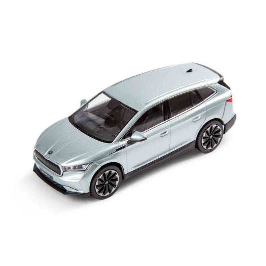 Skoda Arctic Silver Enyaq iV Toy Car Model