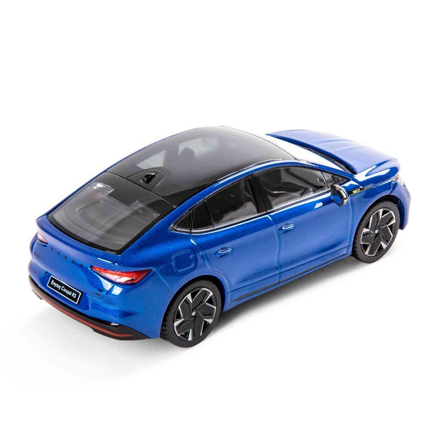 Skoda Race Blue Enyaq Coupe Toy Car Model