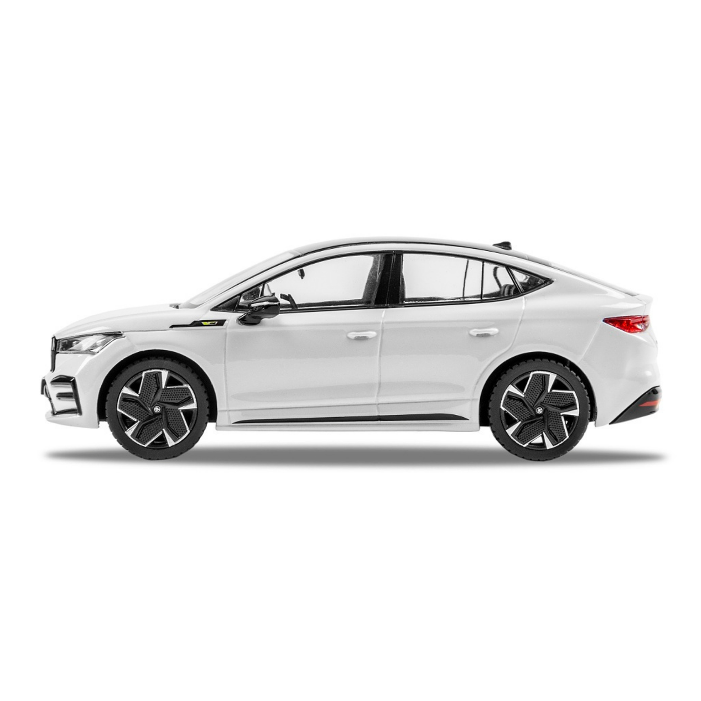 Skoda Moon White Enyaq Coupe Toy Car Model