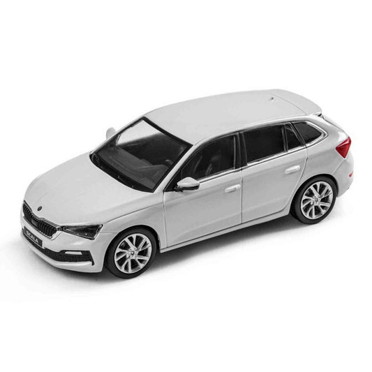 Skoda Moon White Scala Toy Car Model