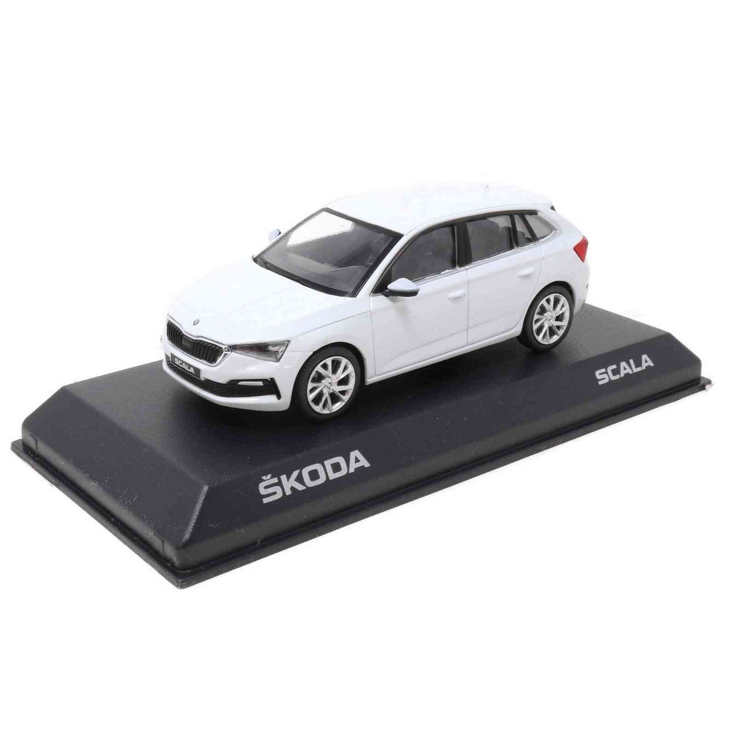 Skoda Moon White Scala Toy Car Model