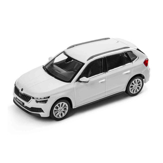 Skoda Moon White Kamiq Toy Car Model