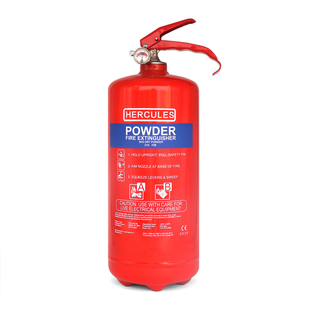 Hercules 3KG Dry Powder Fire Extinguisher
