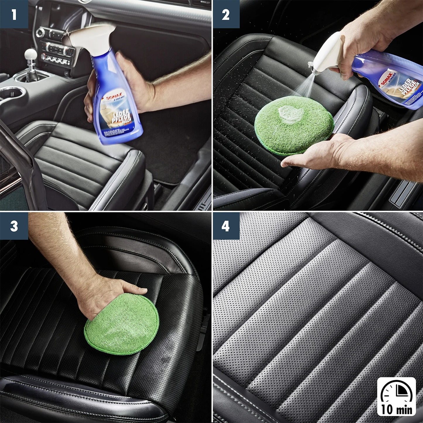 SONAX XTREME Leather Cleaner & Conditioner Milk