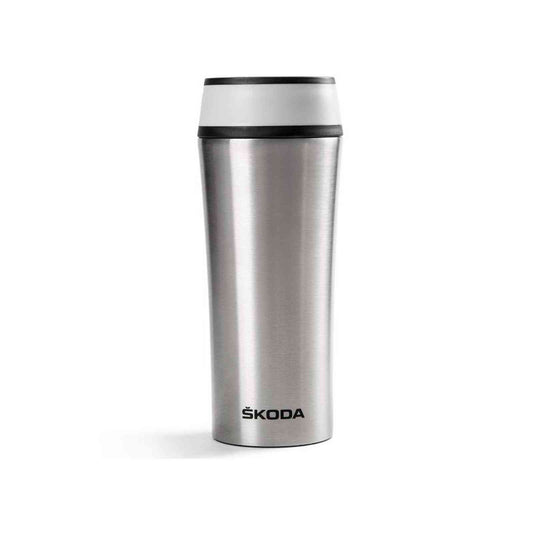 Skoda Silver Thermo Mug