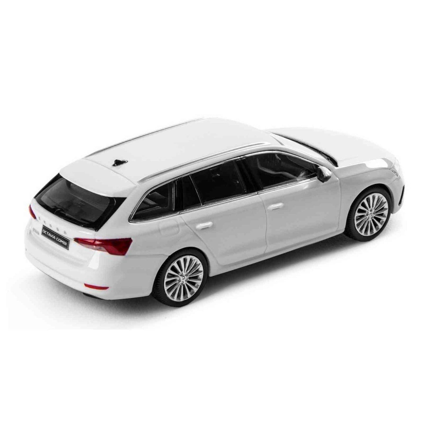 Skoda Moon White Octavia IV Combi Toy Model