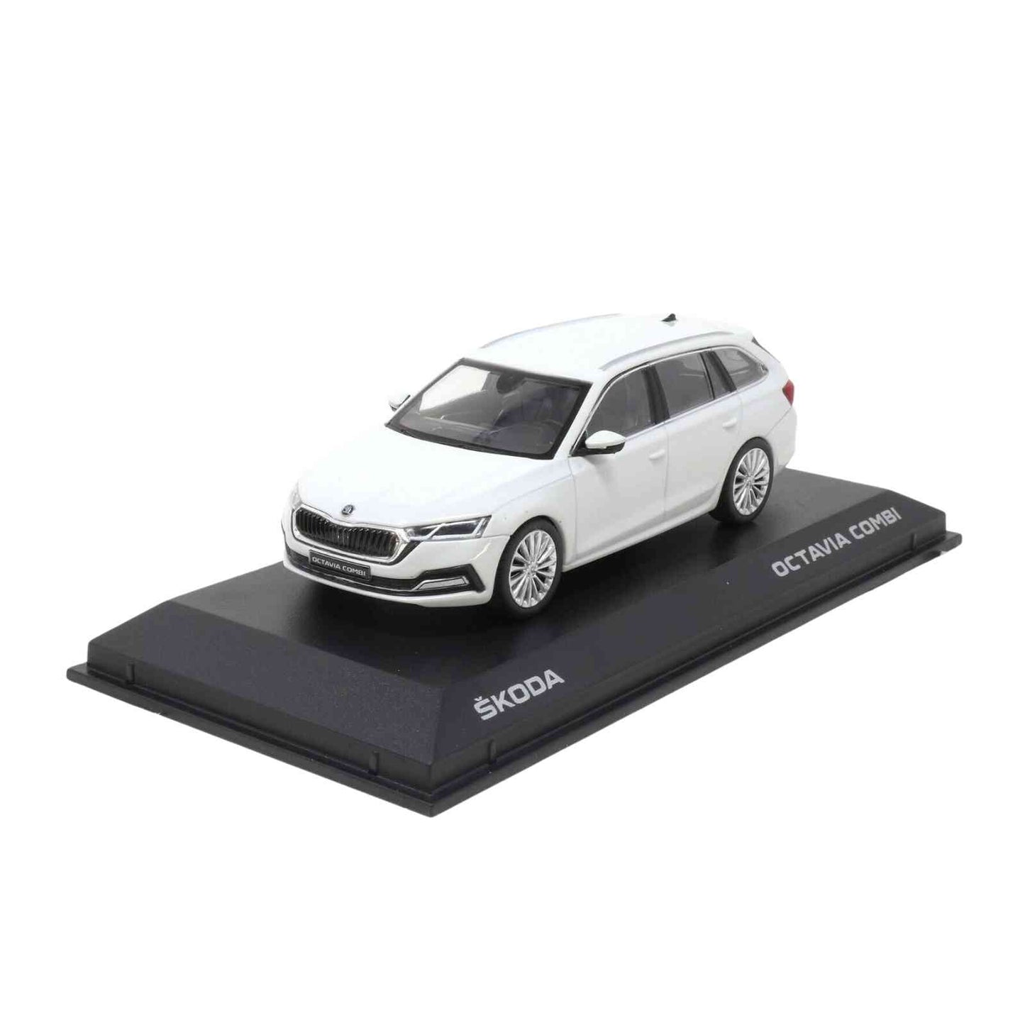 Skoda Moon White Octavia IV Combi Toy Model