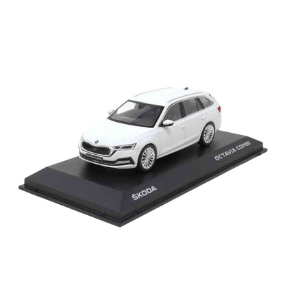 Skoda Moon White Octavia IV Combi Toy Model