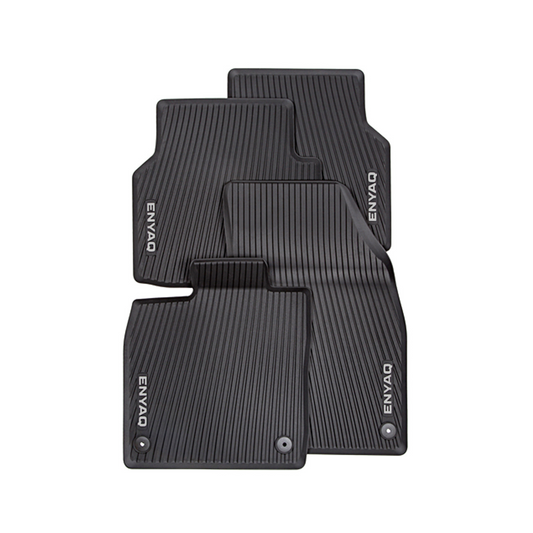 [Pre-Order] Skoda Enyaq All-Weather Rubber Floor Mats