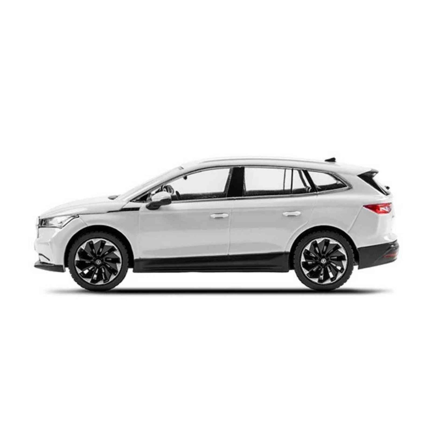 Skoda Moon White Enyaq iV Toy Car Model