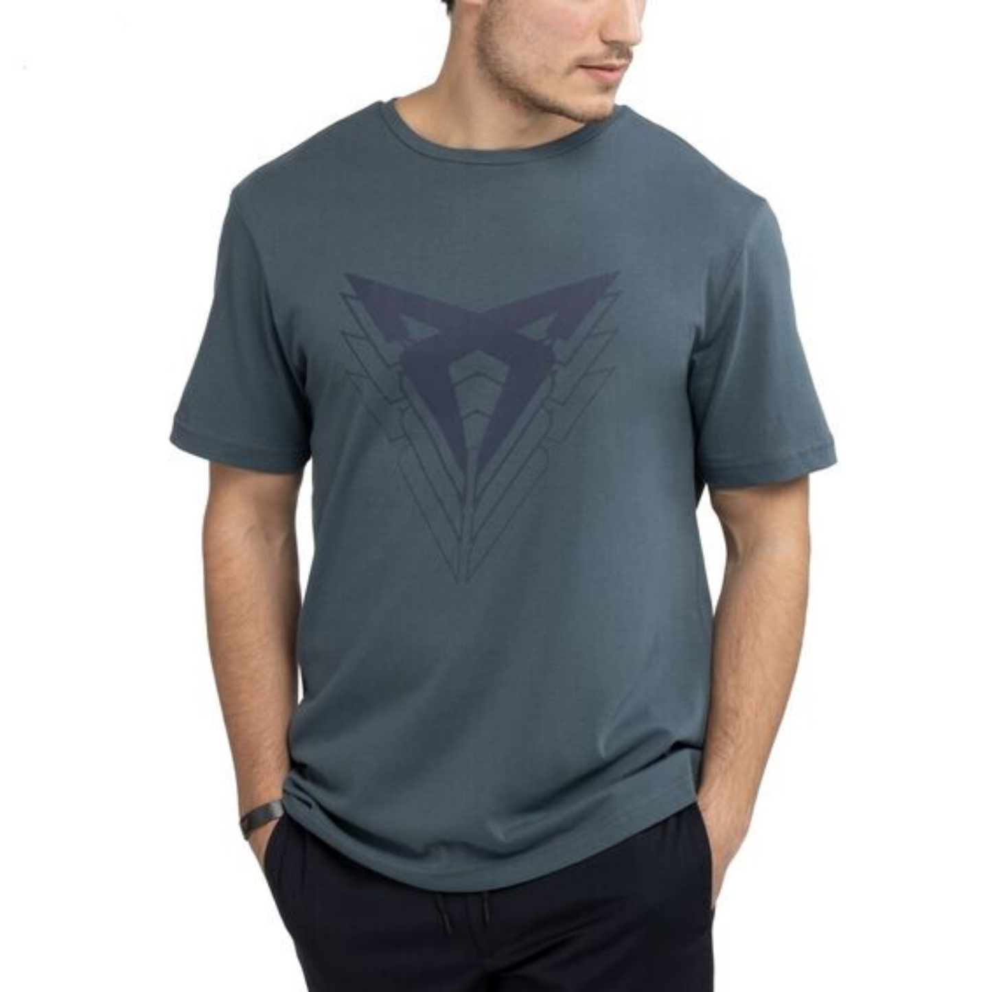 [Pre-Order] CUPRA Big Logo Men's Enceladus Grey T-Shirt