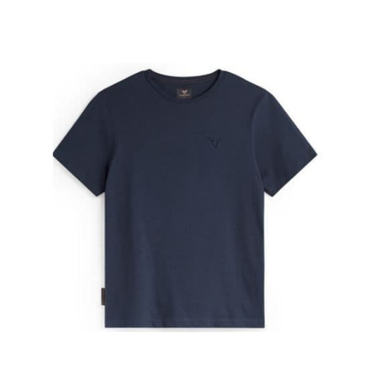 CUPRA Mens Moonslate Blue Embossed T-Shirt