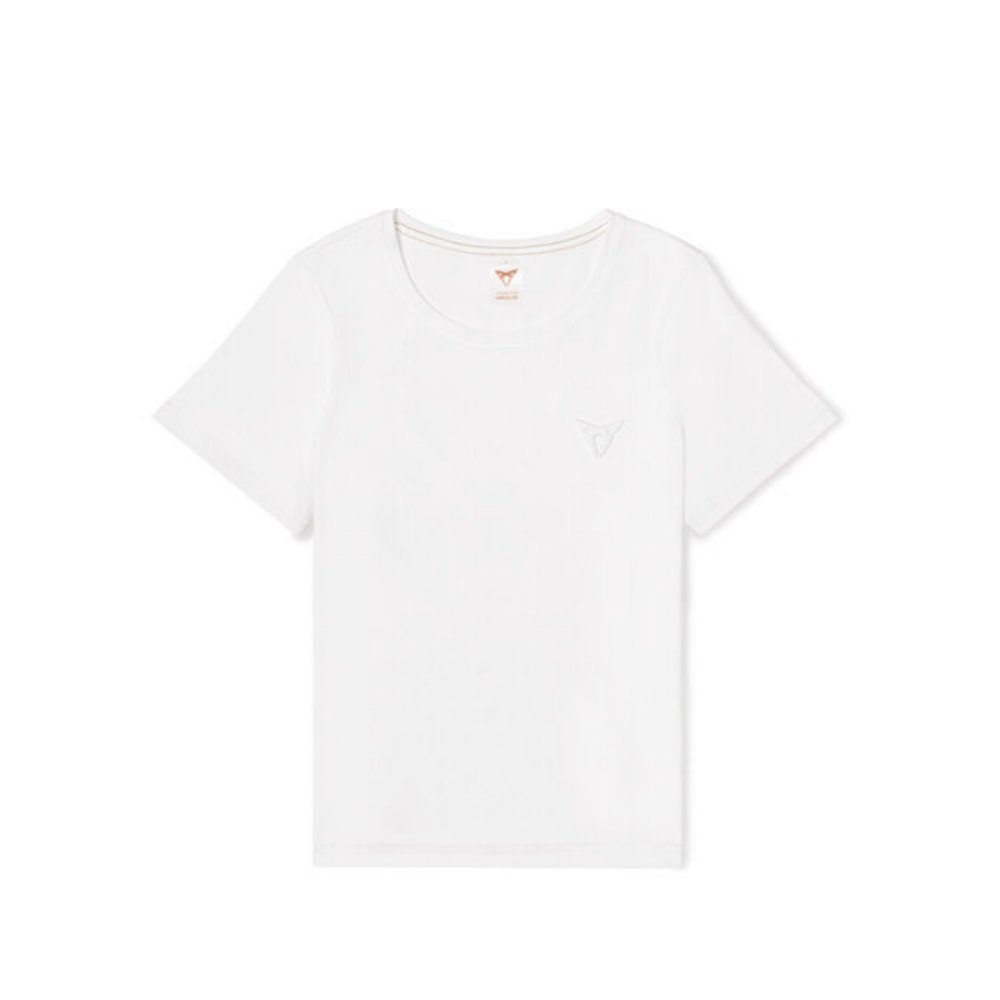 [Pre-Order] CUPRA Embossed Logo White Women's Slim Fit T-Shirt