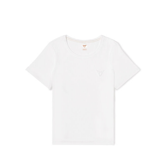 [Pre-Order] CUPRA Embossed Logo White Women's Slim Fit T-Shirt