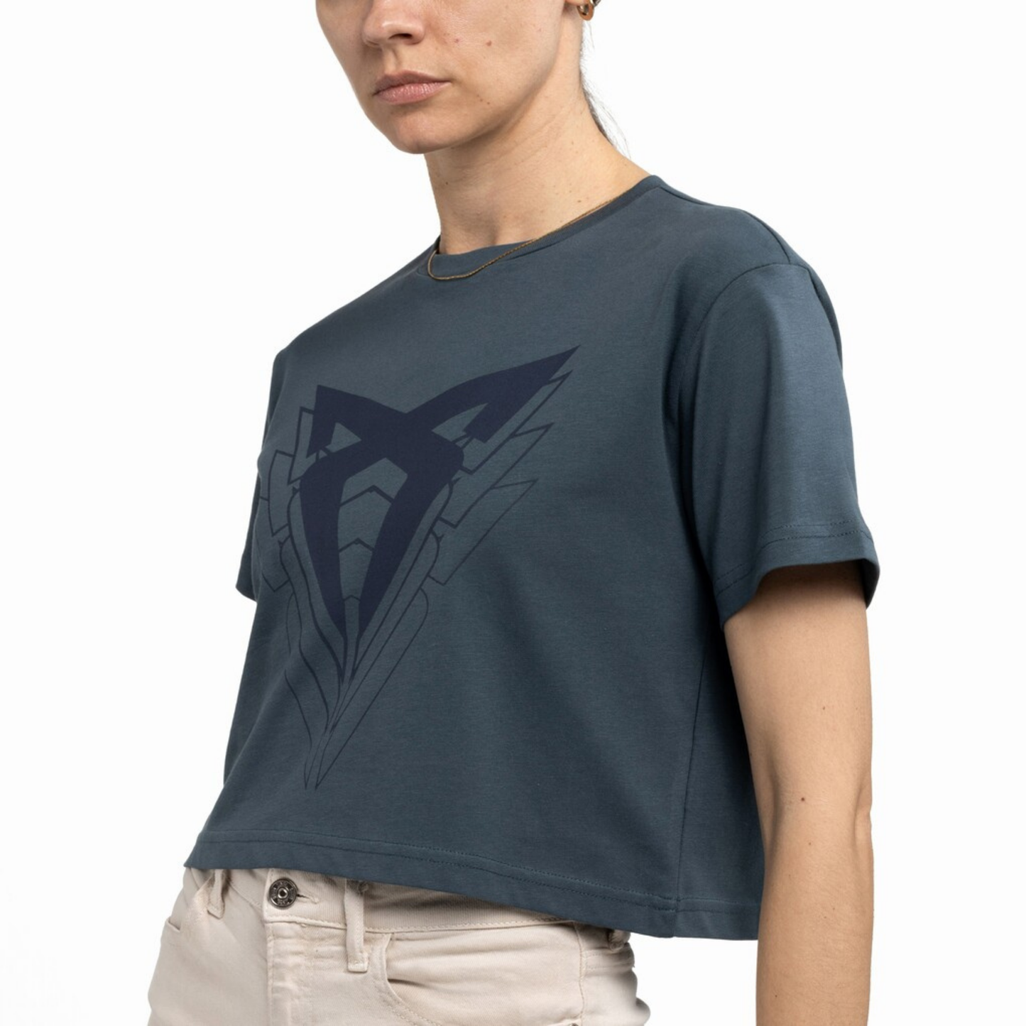 [Pre-Order] CUPRA Big Logo Enceladus Women's Grey T-Shirt