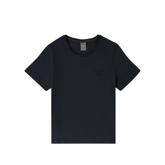 [Pre-Order] CUPRA Embossed Logo Black Women's T-Shirt Black
