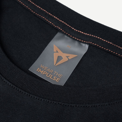 [Pre-Order] CUPRA Embossed Logo Black Women's T-Shirt Black
