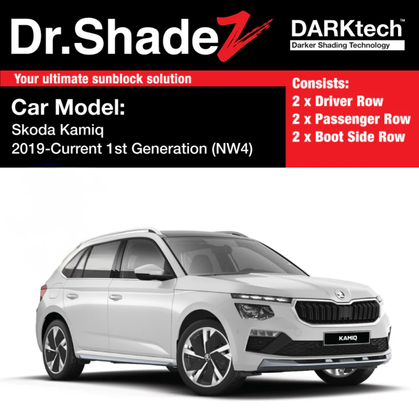 Skoda Kamiq (2019 - Current) Sunshades