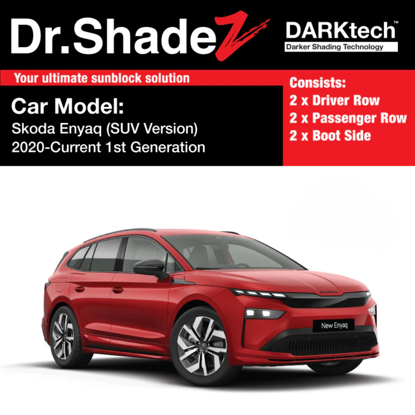 Skoda Enyaq Coupe (2020 - Current) Sunshades